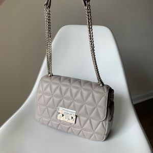 Michael Kors Sloan Bag Quilted Flap Chain
